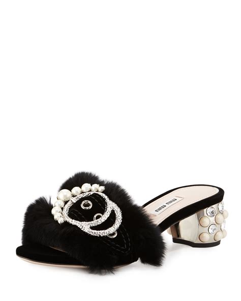 miu miu mules sale|Women's Miu Miu Mules & Slides .